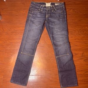 Taverniti dark blue straight leg jeans
